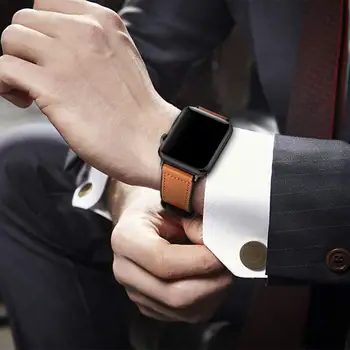 Nahk+Silikoonist Rihm Apple Watch Band 40MM 44MM iwatch bänd 38MM 42MM Watchband Käevõru Apple watch Seeria 4 3 5 SE 6