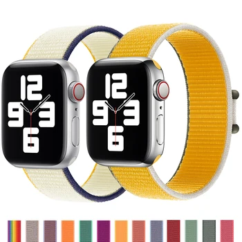 Nailonist Rihm Apple Watch band 44mm 40mm 42mm 38mm Smartwatch Watchband Vöö Sport Aasa Käevõru iWatch Seeria 5 SE 6 4 3 2 1
