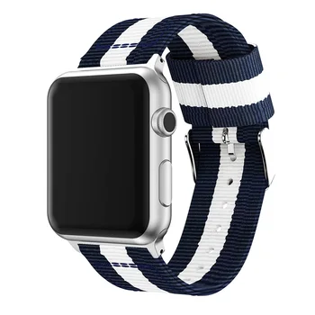 Nailonist rihm Apple watch band 44mm 40mm iWatch bänd 42mm 38mm Triip vöö watchband käevõru apple watch seeria 3 4 5 se 6