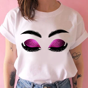 Naine Tees Camisa Print T-särgid Mood Naiste T-Särk Ilus nägu Tee Särk Seksikas ripsmete Tumblr Graafiline T-Särk 1553
