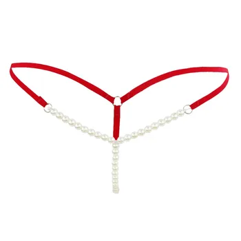 Naiste Faux Pärlid Avatud Croch G-string Thong Seksikas Aluspüksid Pesu Täiskasvanutele Kuuma Erootiline Pesu Porno Püksikud Naiste Aluspüksid 2021 8909