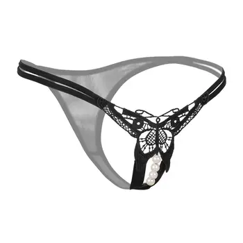 Naiste Liblika Tikand Aluspüksid Seksikas Imitatsioon Pearl G-String Aluspüksid Aluspesu Kuum Erootiline Pesu