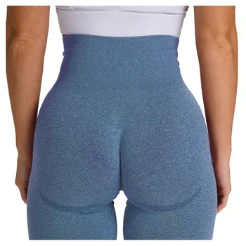 Naiste Moes Kõrge Elastne Fitness Püksid Tihedalt liibuvad Venitada Hip-Up Slim Ja Higi Püksid Push Up Õmblusteta Jõusaal Leggins