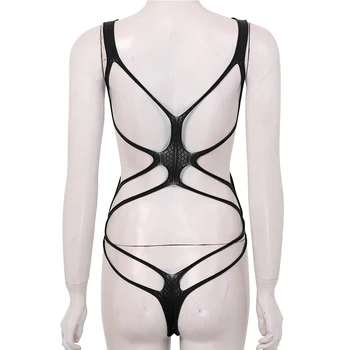 Naiste Pesu Bodysuits Seksikas Kostüüm Ühes tükis Erootiline Õõnes Välja Võrk Bodystockings Vt-läbi Veniv Bodysuits Nightwear