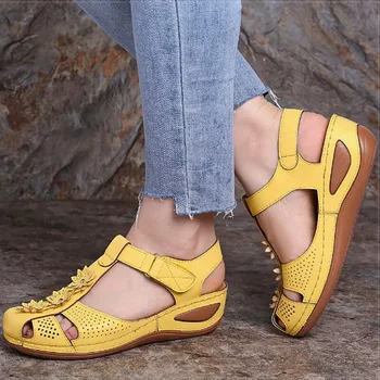 Naiste Sandaalid Pluss Suurus Wedges Kingad Naine Kontsaga Sandaalid Chaussures Femme Pehme Põhjaga Platvorm Sandaalid Gladiaator Vabaaja Shoess9 149591