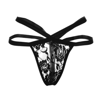 Naiste Seksikas Pesu G-string, mille Võrgusilma Püksikud Underwear Aluspüksid T String Seksikas Pits Puuvill Rihmad Knick Läbipaistvad Aluspüksid#20 118509
