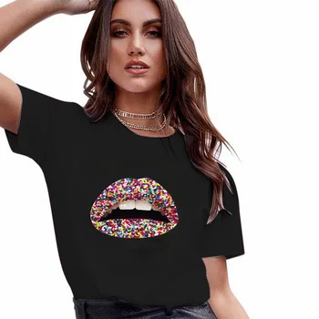 Naiste Tshirt Suvel Lahtise Lahe tShirt Femme Mood Lühikese varrukaga, kanna Tops Mood naiste Streetwear Harajuku T-Särgid