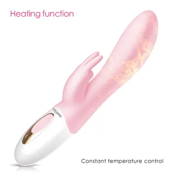 Naiste masturbatsioon, kliitori stimulatsiooni vibraator, naiste vagiina, soe küüliku kõrvad, topelt-punkti stimulatsiooni vibraator, sugu mänguasi