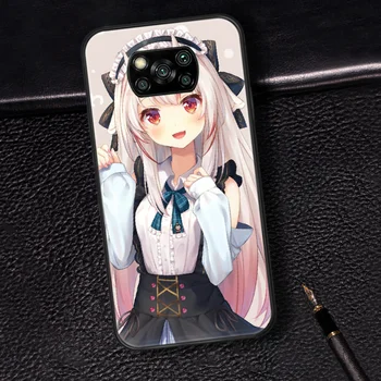 Nakiri Ayame Hololive Anime Tüdruk Telefoni Juhul Katta Kere Xiaomi Mi A2 A3 8 9 SE 9T 10 10T Lite Ultra Pro Poco X3 must Funda