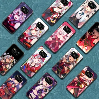 Nakiri Ayame Hololive Anime Tüdruk Telefoni Juhul Katta Kere Xiaomi Mi A2 A3 8 9 SE 9T 10 10T Lite Ultra Pro Poco X3 must Funda