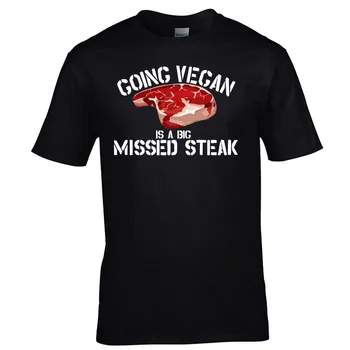 Naljakas Liha Sööja T-Särk - Läheb Vegan On Suur Viga Lihunik Lihasööja Uusim Stiili 3D-Prinditud Mehed, Homme Suvel T-Särgid 44587