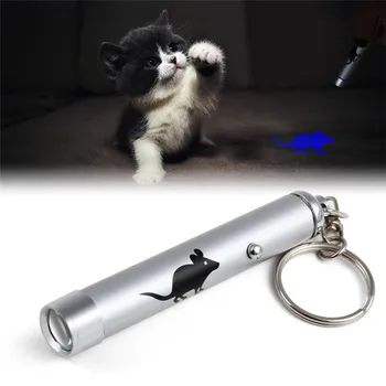 Naljakas Pet LED Laser Mänguasi Kass Laser Mänguasi Kass Kursor Valguse Pen Interaktiivne Mänguasi Helge Animatsiooni Hiirt Shadow Väikeste Loomade Mänguasjad