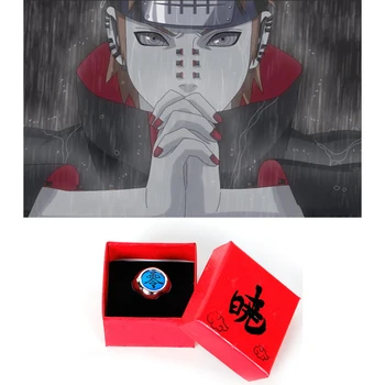 Naruto Shippuden Tegevus Joonis Anime Figuriin Akatsuki Itachi Valu Ringi Ümbritseva 4,5 CM Metallist Modle Kingitus Figma Koguda