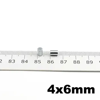 Neodüümi Magnetid Silindri Läbimõõt 4x6mm NdFeB Super püsimagnetitega N42 Kõrge Kvaliteedi 100tk 146187