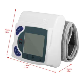NewHealth Hooldus Automaatse Digitaalse Randme vererõhku Jälgida Mõõte pulss Pulse Rate DIA Tonometer Sphygmomanometer