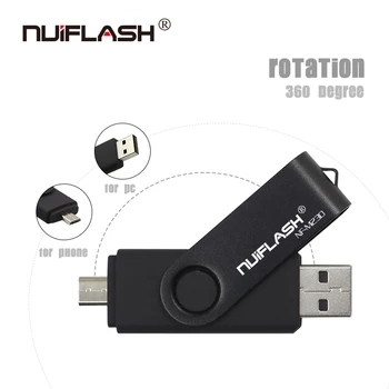 Nuiflash USB flash drive OTG kiire drive 128GB 64GB 32GB 16 GB 8 GB 4 GB väline ladustamine topelt Taotluse Micro-USB Stick