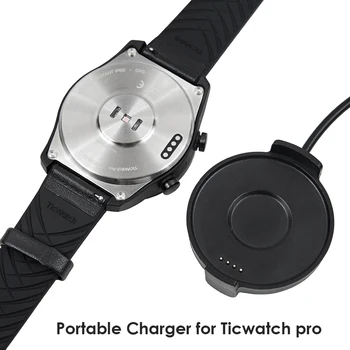 Nutikas Käevõru Asendamine Laadimise Kaabel 1m Laadimine USB Cradle Kaabel Ticwatch Pro Sport Smart Watch Power Adapter 112488