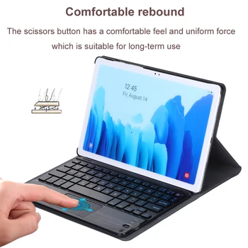 Näiteks Huawei MediaPad M5 lite 10.1 Klaviatuur puhul Huawei MediaPad T5 Touchpad Bluetooth Keyboard case Cover