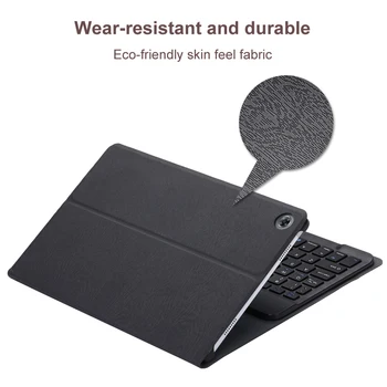 Näiteks Huawei MediaPad M5 lite 10.1 Klaviatuur puhul Huawei MediaPad T5 Touchpad Bluetooth Keyboard case Cover