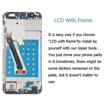 Näiteks Huawei P Nutikas LCD-Ekraan nautida 7s 2017 Puutetundlik Digitizer paigaldus Raam JOONIS LX1 L21 L22 Asendamine Ekraani 2121