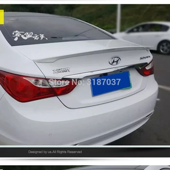 Näiteks Hyundai Sonata 8 Spoiler 2011-2013 ABS Plastikust Värvimata Värvi Tagumine Katuse Spoiler Tiiva Pagasiruumi Huule Boot Cover Car Styling 176095
