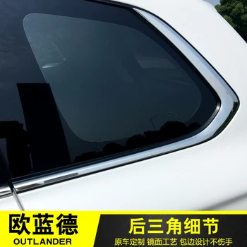 Näiteks Mitsubishi Outlander 2013-2020 Car styling roostevabast terasest Ribad Auto Akna Liistude Teenetemärgi Tarvikud Car styling