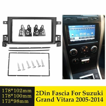 Näiteks Suzuki Grand Vitara 2005-Double-Din-Car-DVD Stereo Raadio Sidekirmega Kriips Paneeli Raami Sisekujundus 2 Din Komplekt 82981