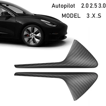 Näiteks Tesla Model 3 S X Autopiloot 2.0-3.0 Päris Carbon Fiber Auto Kaamera Sisekujundus Kate Sobib Pool Sm-i suunatuli (Matt)