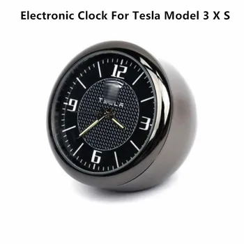 Näiteks Tesla Model 3 X S Auto Kell Air Vent Remondil Interjöör Helendav Elektroonilise Kvarts Ornament