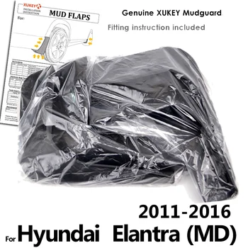 OE Stiilis Valatud Muda Klapid Jaoks Hyundai Elantra MD 2011 - 2016 Mudflaps Splash Valvurid Porilauad Stiil 2012 2013 Sedaan