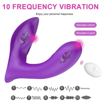 OLO 10 Kiirus Kantavad Vibraator Dildo puldiga Aluspüksid Vibraator Clit Stimuleerida Naine Masturbator Sugu Mänguasi Naistele