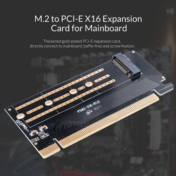 ORICO PSM2-X16 M. 2 NGFF Klahvi M NVMe SSD PCI-e 3.0 X16 laienduskaardi 2230 2242 2260 2280 M. 2 SSD Adapter M. 2 M Võti Liides