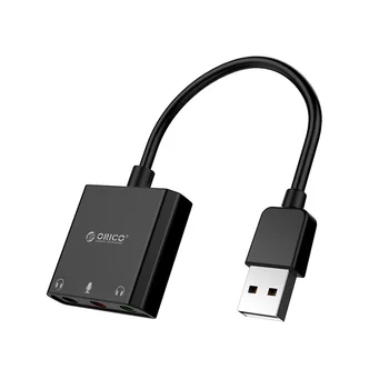 ORICO SKT3-BK USB Väline helikaart Lauaarvuti, Sülearvuti, Väline Peakomplekt Tasuta Sõita Sõltumatu helikaart