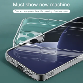 Objektiivi Kaitse Selge Telefoni Case For iPhone 11 12 Juhul Silikoonist Pehme Kaas iPhone 12 Mini XS Max X 8 7 6 Plus11 Pro XR Juhul