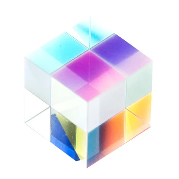 Optiline Klaas X-cube Dichroic Cube Prisma RGB Combiner Splitter 10*10*10cm Prisma Kuubikud Läbipaistev