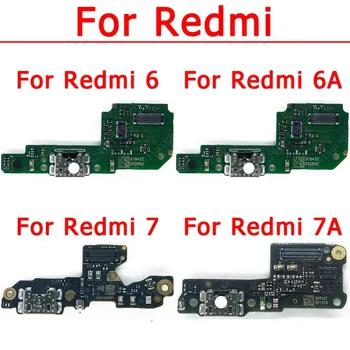 Originaal Aku Port Xiaomi Redmi 6 6A 7 7A Tasu Juhatuse Flex Kaabel, Usb-Pistik Plaat Pcb Dokk Remont, Varuosad 163