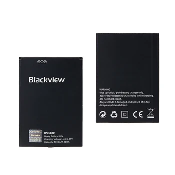 Originaal Backup Blackview BV5000 5000mAh Aku Puhul Blackview BV5000 BV5000 Pro Smart Mobile Telefon+Tracking Number