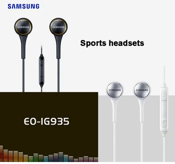 Originaalid Samsung In-Ear 3,5 mm Sport Kõrvaklapid kõrvaklapid handsfree Kit - Remote Control + Mic Kõnede ja Muusika Samsung telefonid 72710