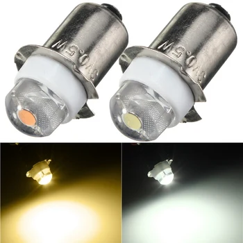 P13.5S PR2 0,5 W LED-Tähelepanu Taskulamp Asendamine Lamp led Taskulambid Töötavad Valguse Lamp 60-100Lumen DC 3V 4.5 V 6V Soe/Pure White 80401