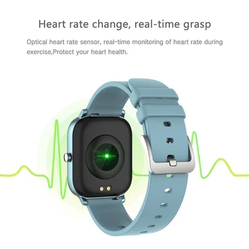 P8 1.4 tolli Ekraan Smart Watch Apple Bluetooth-ühilduva Veekindel Fitness Sulam, Multi-language Digitaalse Smartwatch
