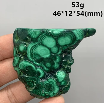 PARIMAT! Looduslik roheline malahhiit poleeritud mineraal-näidis viil töötlemata kivi kvarts Kivid ja kristallid crystal Healing 88931