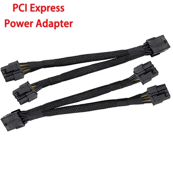 PCI Express 8pin Dual 6+2Pin toitekaabel 8 Pin PCIe 1 2 Spliter Jaoks ASRock AMD Radeon Sapphire EVGA Gigabyte 1tk