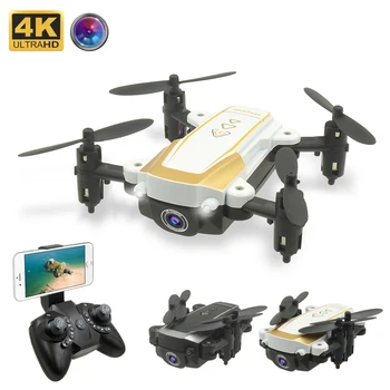 PEGI X1W Mini Undamine koos Kaamera HD 4K / 1080P Wifi FPV Professional 2.4 G RC Drones X1 Kokkupandav Quadcopter RTF Mänguasi Lennuk lapsed 136078