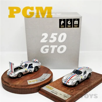 PGM 1:64 250 GTO #25 Silver Tavaline/Luksus Diecast Mudel Auto
