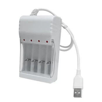 PHOMAX USB-Pistik Aku Laadija 4-Pesa Intelligentne Kiire Laadimine Nimh Nicd 1.2 V AAA/AA Laetav Aku Laadimise Jaam