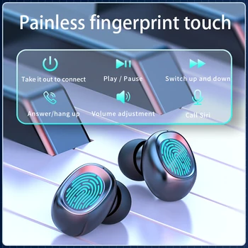 PLOOTA Bluetooth-Kõrvaklapid koos Mikrofoniga, Sport Veekindel Touch Control Muusika Earbuds Telefoni Juhtmeta Kõrvaklapid Headset