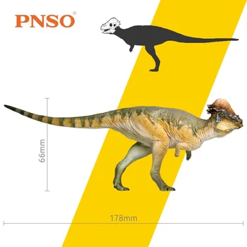 PNSO Pachycephalosaurus Dinosaurused Mänguasi Eelajalooline Loom Mudeli Dino Klassikaline Mänguasjad Poistele Laste