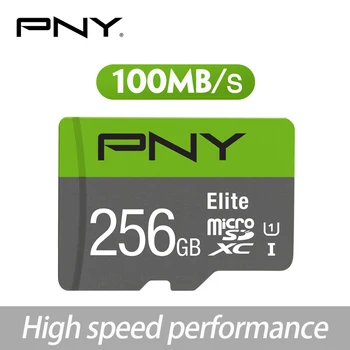 PNY TF mälukaart Class 10 U1 SDXC-kaardi Loe kiirus 100MB/s Mini-sd mälukaart TF-kaardi Digitaalse kaamera /videokaamera/tablett/telefon