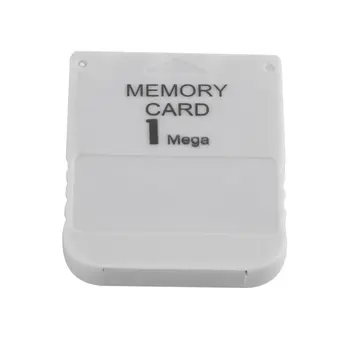 PS1 Valge Mälukaart 1M 1MB Playstation 1 Üks PS1 PSX Mäng Kasulik Praktiline Taskukohase Flash Kaardi Mälu, Microsd-Kaart
