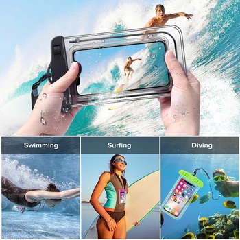 PVC Universaalne Veekindel Telefoni Juhul veekindel Kott Mobiil Kate iPhone 12 11 Pro Max 8 7 Huawei Xiaomi Redmi Samsung